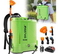 Pulverizador a batería – Pulverizador de mochila – Pulverizador eléctrico para jardín – Depósito de 12 litros – Presión de pulverización de 5,5 bares