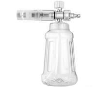 Pulverizador a presión de acero inoxidable y cobre, 1 L para champú de | Conector Quick-Connect de espuma, boquilla ajustable, ahorro de detergente, cuidado del coche
