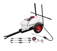 Pulverizador ATV Remolque 12V Tanque 100L Presión 9 Bar Granja Agrícola Tanque Jardín Esparcidor Pesticida Herbicida Fertilizante Abono Líquido Desinfectante Rociador Malas Hierbas + Fijaciones