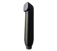 Pulverizador de bidé de mano con 3 ajustes de presión para uso en inodoro compatible con sistemas de fontanería de baño estándar (negro)