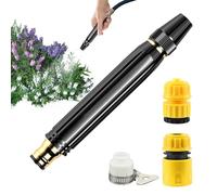 Pulverizador de boquilla para manguera de jardín, multifunción, ajustable, boquilla rociadora de jardín, para coche, , ducha animales, flores, plantas y limpieza de terrazas