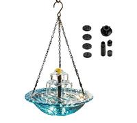 Pulverizador De Energía Solar - Fuente De Estanque Circular, Ornamento De Jardín | Kit De Ventilación Para Atraer La Alimentación De Colibríes, Dè Fauna, Jàrdin, Dôe La Piscina, Donde Patio, Dôu Porch