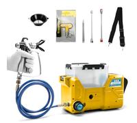 Pulverizador de Pintura Airless Inalámbrico para Dewalt 20V (sin Batería) | 800W, Pistola de pintura de alta presión de 240 bar, profesional, Manguera 2 m, 6 Velocidades, Tanque 3L