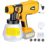 Pulverizador de pintura inalámbrico para batería Dewalt de 20 V, herramienta eléctrica inalámbrica HVLP, pistola pulverizadora de pintura