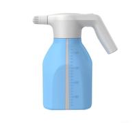 Pulverizador eléctrico de jardín con boquilla de modo dual, mango ergonómico y nivel de agua visible, botella de niebla automática recargable por USB para plantas, azul, 1,5 l (2 L)