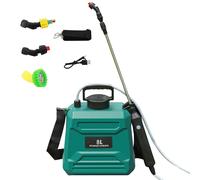 Pulverizador Eléctrico de Mochila de 5L/8L, Recargable por USB, Automático, con Pistola de Pulverización, 120 Minutos de Duración de la Batería, Herramienta de Riego Portátil para Jardín, Flores, 5L B