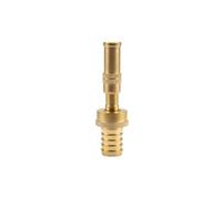 Pulverizador GARDENA Comfort de latón: pulverizador de jardín de metal para conexión a mangueras de 19 mm (3/4 "), chorro de agua ajustable y ajustable (7166-20)