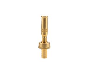Pulverizador GARDENA Comfort de latón: pulverizador de jardín de metal para conexión a mangueras de 13 mm (1/2 "), chorro de agua ajustable y bloqueable (7165-20)