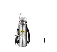 Pulverizador manual VEVOR, capacidad de 1-3,5 galones, acero inoxidable duradero, modelo de 10 litros (3 galones)