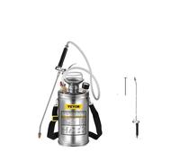 Pulverizador manual VEVOR, con capacidad de 1-3,5 galones, fabricado en acero inoxidable duradero, 6L 15Gal