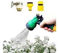 Pulverizador para Manguera de Jardín - Multifuncional Ajustable - Pulverizador Con Boquilla Para Manguera De Jardín - Para Patio Césped Exterior Casa Coche Lavado Riego Limpieza Piscinas