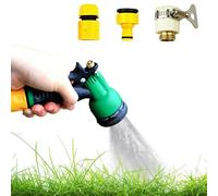 Pulverizador para manguera - Resistente a la oxidación, multifunción | Pulverizador para manguera de agua, para lavado de coche, jardín, limpieza de patio trasero césped riego casa