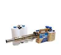 Pulverizador ULV de desinfección nebulizadora 120K, máquina de nebulización portátil asesina con atomizador for granja, oficina, Industrial(Gold)