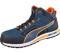 Puma Zapatillas de seguridad Crossfit Mid S3 HRO SRC Talla 43 Azul/Naranja/Negro