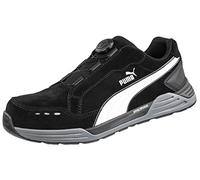 Puma Botas de seguridad Airwist Black Blue Disc Low, negro, talla 40