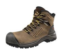 PUMA Safety Iron HD MID - Zapatos de seguridad para hombre (fibra de vidrio, protección contra perforaciones, impermeables, antideslizantes)