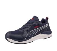 PUMA Safety Shift Low S1PS - Zapatos de trabajo antideslizantes resistentes al calor con puntera de acero, ligeros, para hombre y mujer, azul, 45 EU