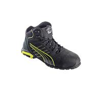 Puma Safety - Zapatos unisex, color negro/amarillo/blanco/gris, talla 42
