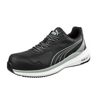 PUMA Zoom Low S3S ESD - Zapatos de seguridad para hombre, con tapa protectora antideslizante y ligera, Negro , 47 EU