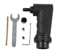 Pumixiy Adaptador de herramienta giratoria en ángulo recto con diseño de 90 grados compatible con herramientas Dremel y amoladoras eléctricas incluyendo modelos 4000 3000 8200 - metal plástico