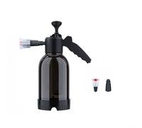 Pump Foam Pulverizador manual de 2 litros, botella de espuma de nieve con 2 boquillas para riego de jardín y lavado de coches, limpieza manual de espuma sin manguera, material de polipropileno