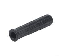 Puños antideslizantes de 30 mm de goma negra para carretilla, patio, carrito de jardín, absorbe los golpes, fácil instalación, par (114 x 14 mm)