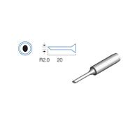Punta biselada para soldador HRV7537, HRV7607 de 2,0mm