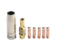 Punta de contacto de soldadura MIG, 7 piezas de soldadura MIG MB15 15AK punta 0.8/1.0/1.2 mm, 7 consumibles de contacto MIG para soldadura (0.9 mm)