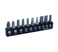 Punta de destornillador hexagonal TOPTUL 1/4 " 10St 5.5x1 6.5x1.2 PH1 PH2 T15 T20