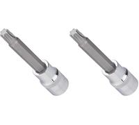 Punta de destornillador Torx Vigor T 30, 100 mm, 1/2 pulgadas, 1 unidad, V2165 (Paquete de 2)