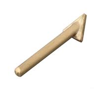 Punta de repuesto de acero para kit de soldadura de plástico de 80 W, boquilla de alta resistencia para parachoques automático TPO TEO PP, oro 16 mm/20 mm (16 mm)