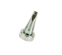Punta de soldador plana 2.4mm, ideal para soldaduras precisas en electrónica y reparaciones de circuitos.