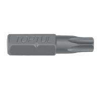Punta destornillador hexagonal TORX TAMPER TOPTUL 1/4 " T20, Longitud 25mm