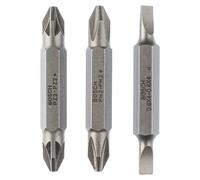 Bosch 2 607 001 744 - Juego de lámina doble, 3 piezas - S 0,6x4,0, PH2, PZ2; S 0,6x4,0, PH2, PZ2; 45 mm (pack de 3)