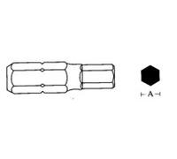 Punta hexagonal imbus jonnesway 10 mm, uso profesional, acero al crom