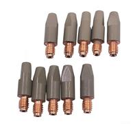 Puntas de contacto de soldadura de cobre para sopletes MIG de 24 K, puntas de boquilla de gas de 0,8/0,9/1,0 mm, juego de repuesto (1,2 mm)