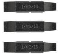 Puntas de destornillador planas leatherman ltm-931025, set de 3 piezas