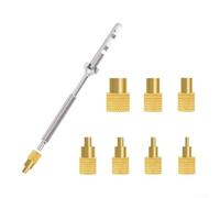Puntas de soldador para TS100 Kit de repuesto de núcleo de cobre puro M2-M8 para transferencia de calor rápida, accesorios de soldadura PCB de 94 mm, 8 unidades
