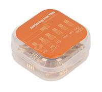 Puntas de Soldadura, Insertos de Juego de Calor M2 M2.5 M3 M4 M5 M6 1/4 Pulgada M8 Punta de Soldador Universal de Operación Simple Latón 936 para Piezas de Impresora 3D