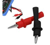 Puntas Multímetro Conector sonda con pinzas y conector para detector de | Clips de Prueba Multímetro en hogar industria campo exteriores taller automoción mecánica