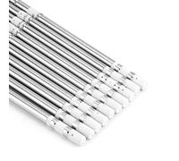 Puntas para cautín Serie T12 Puntas para soldar Reemplazo de la herramienta de soldadura para la estación de retrabajo FX-951 (T12-D4)(10pcs)