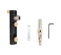 Punzón de aluminio de un solo agujero para carpintería para perforación precisa en aplicaciones de construcción y remodelación, herramienta de flujo de trabajo eficiente