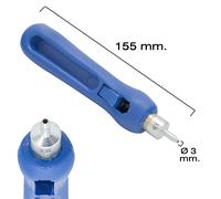Punzon para tubos de riego / goteros / goteos Ø 3 mm.