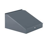 Pupitre para anchura del armario de 500 mm eurokraft basic, H x A x P 95 / 275 x 495 x 495 mm