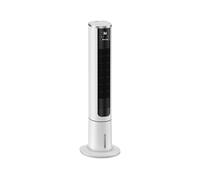 PUR LINE | Climatizador Evaporativo Torre Control Digital LED, Filtro Celulosa Lavable, Temporizador 24h y Apertura Superior - Diseño Compacto 4 Funciones un Solo Dispositivo