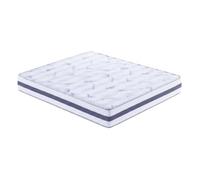 PUR LINE | Colchón Aria 105x190 cm Viscoelástico Altura 23 cm 3D Doble Cara Verano-Invierno, Transpirable, Firmeza Media - Colchón Núcleo HR + Visco AirGel, Antiácaros e Hipoalergénico
