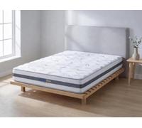 PUR LINE | Colchón Aria 105x200 cm Viscoelástico Altura 23 cm 3D Doble Cara Verano-Invierno, Transpirable, Firmeza Media - Colchón Núcleo HR + Visco AirGel, Antiácaros e Hipoalergénico