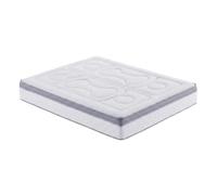 PUR LINE | Colchón Viscoelástico 200x200 cm Premium Altura 28 cm con Pillow Top 11 cm HR Alta Densidad y Memory Foam Adaptativo - Colchón Visco Firmeza Media-Alta Espalda y Zona Lumbar
