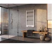 PUR LINE | Radiador NTW-11B Turbo Radiador Toallero Eléctrico Blanco con Calefactor Integrado - Toallero eléctrico con Control WiFi, Display LED táctil, termostato programable y protección IP24