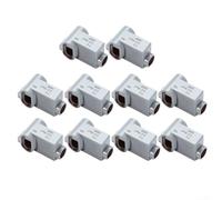 PureBowlic 10 conectores de empalme de cable eléctrico rápido, 80 A, 1000 V, terminal divisor de alta potencia para cable de 2,5 a 16 mm², caja de conexiones tipo T para el hogar y proyectos de
